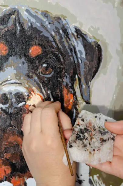 From Canvas to Completion K9 Craft’s Exceptional Oil Painting Process
