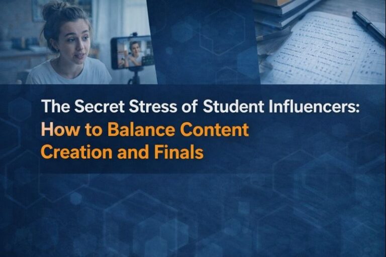 The Secret Stress of Student Influencers: How to Balance Content Creation and Finals